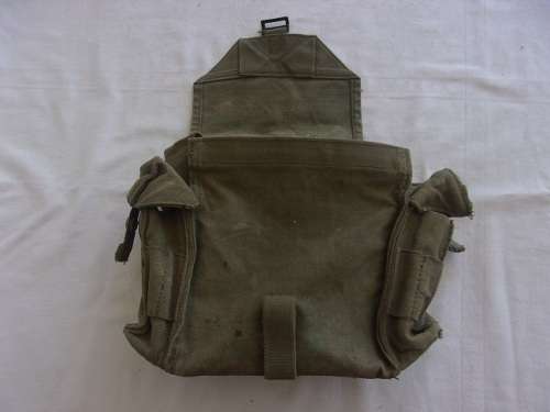 Vintage SADF Grootsak, Patrol bag and Poncho/shelter and cover for 1 bid