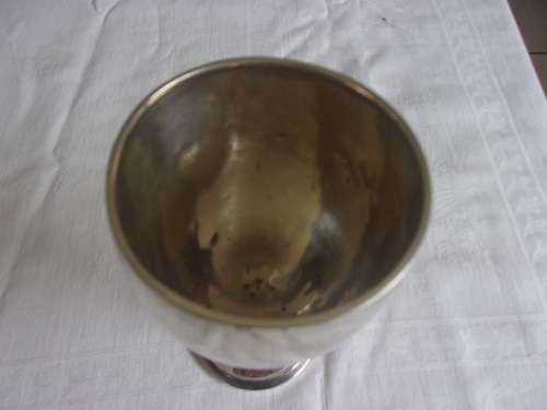 Vintage Sterling silver Kings African Rifles chalice - 145.2g