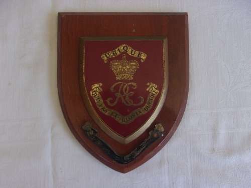 2 Vintage Royal Engineers mess plaques for 1 bid