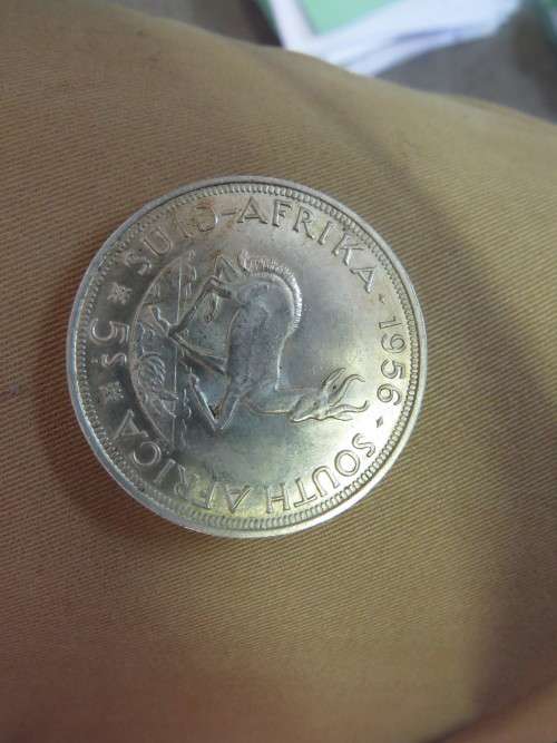 1956  5 shilling    VERY HIGH GRADE