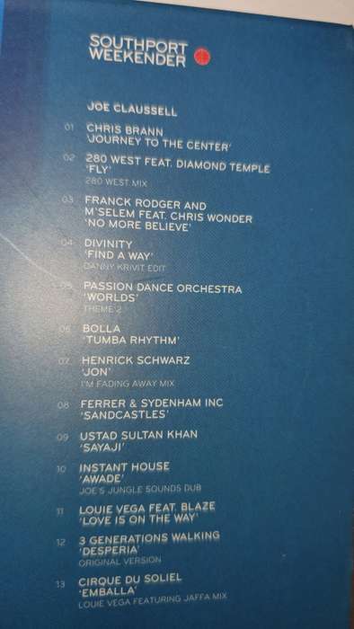 Southport Weekender Volume 2 - Various Artists - 2 CD Set - Blaze, Joe Claussell
