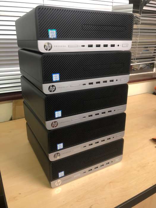 HP Pro Desk 600 G4 / G5 SFF Pc ntel® Core i5 8500  8GB DDR4  500GB HDD