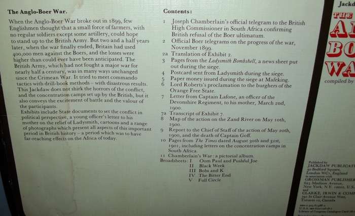 Anglo - Boer War Folder With 19 Assorted Copied Documents of the War