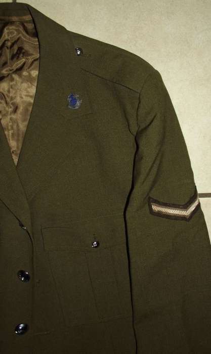 1977 SADF Army Lance Corporal Tunic Jacket With Collar Badges and Arm Ranks