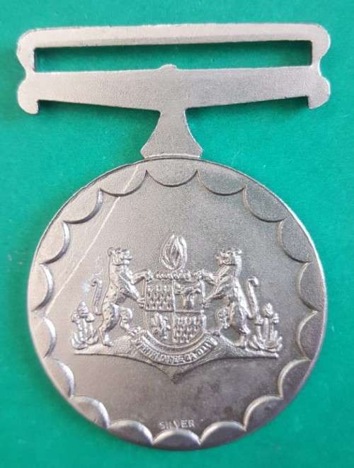 Lebowa Police 20 Year Long Service Silver Marked Full Size Medal