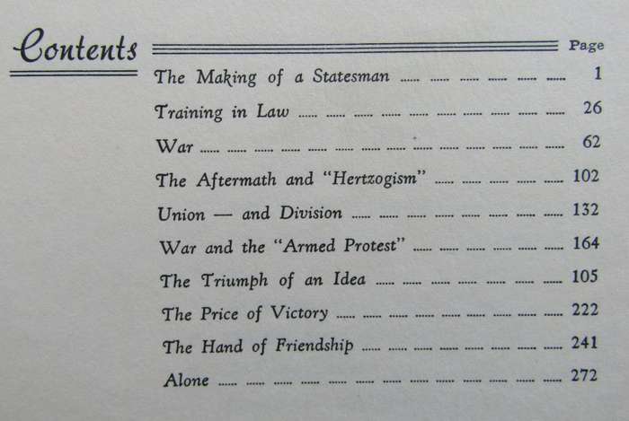 1946 General J.B.M. Hertzog Book
