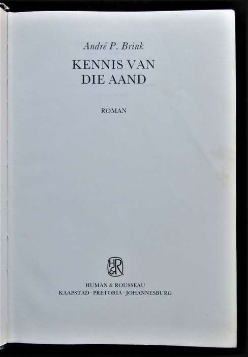 Kennis van die Aand - Andre P. Brink (1982)