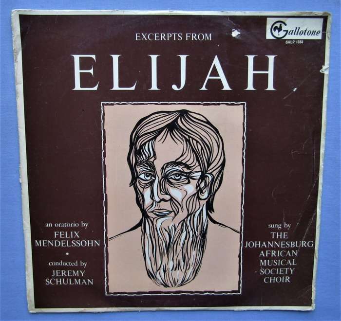 Excerpts of Elijah - Oratorio - Vinyl LP Record (1964)