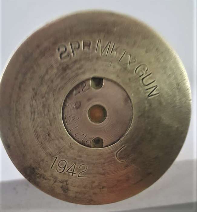 1942 WW2 2PR MK IX Gun Shell