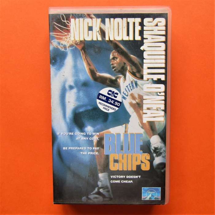 Blue Chips - Nick Nolte - Basketball Movie VHS Tape (1994)