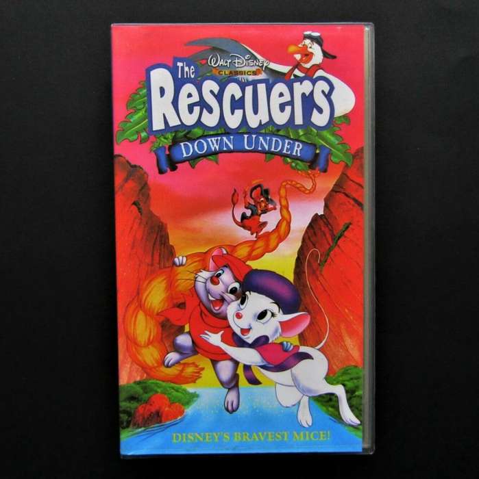 The Rescuers Down Under - Walt Disney VHS Tape (2000)