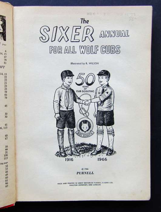 1966 Sixer for All Wolf Cubs Annual