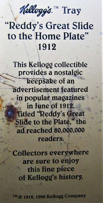Kellogg`s Metal Tray from 1996