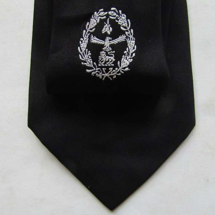 SADF Black Insignia Tie