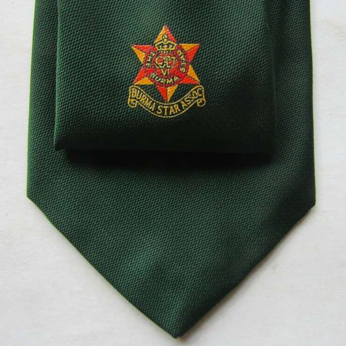 WW2 Burma Star Association Neck Tie