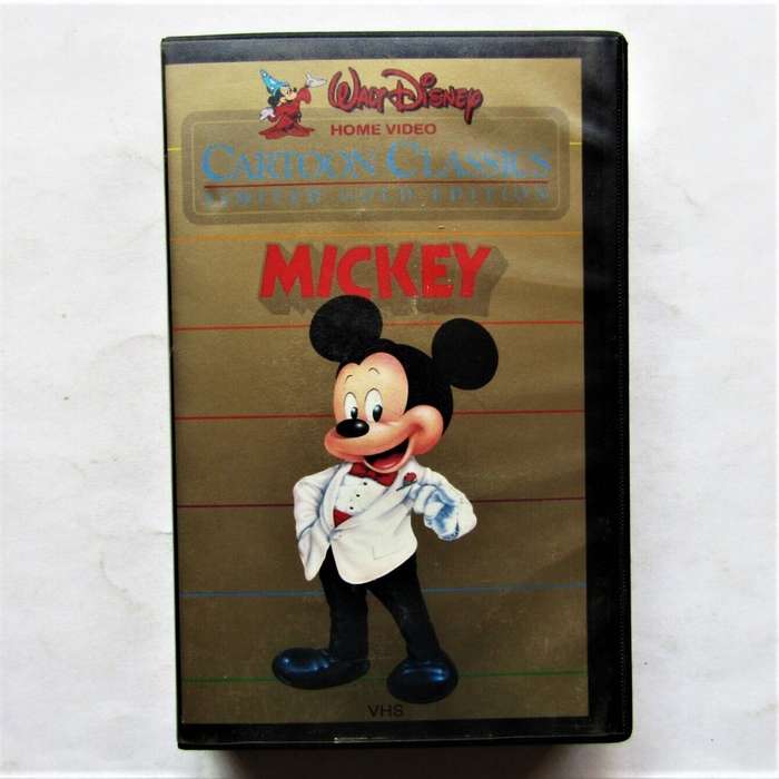Mickey Cartoon Classics - Limited Gold Edition - Disney VHS Tape (1987)