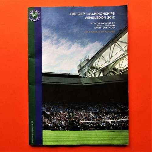 2012 Wimbledon Day 8 Tennis Programme