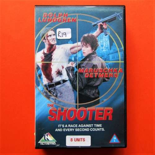 The Shooter - Dolph Lundgren - Action Movie VHS Tape (1995)