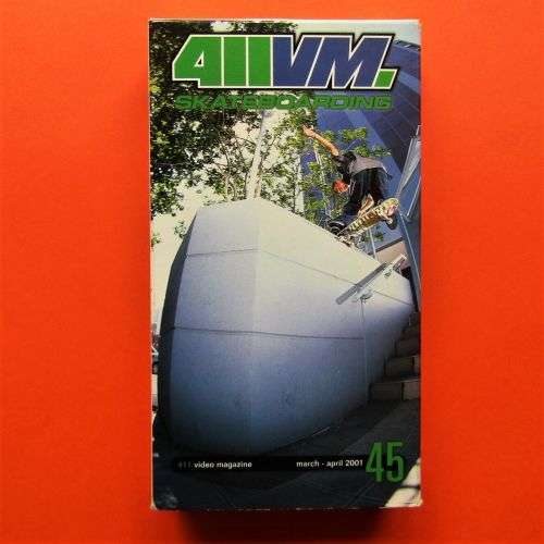 411 Skateboarding Video Magazine 45 - VHS Tape (2001)