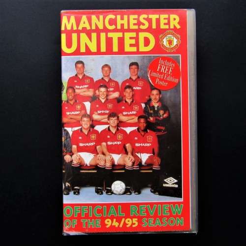 94/95 Official Review - Manchester United Football Club - VHS Video Tape