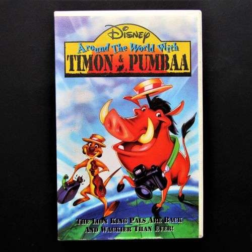 Around the World with Timon & Pumbaa - Disney VHS Tape (1996)