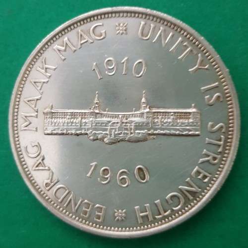 1960 SA Five Shillings Silver Coin
