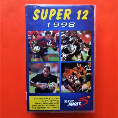 1998 Super 12 Rugby VHS Video Tape