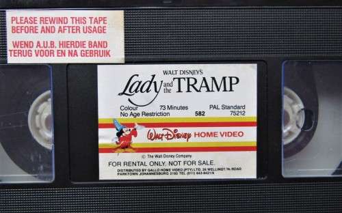Lady and the Tramp - Walt Disney VHS Tape