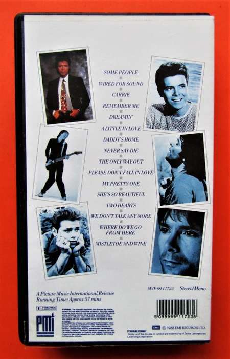 Cliff Richard - Private Collection 1979 to 1988 - VHS Video Tape