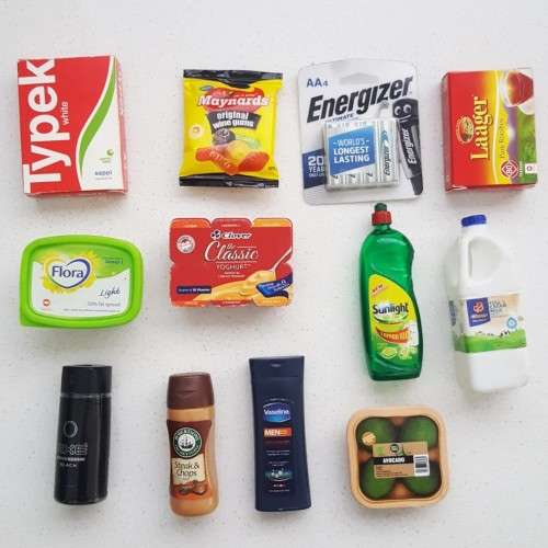 Lot of 12 Checkers Mini Grocery Items