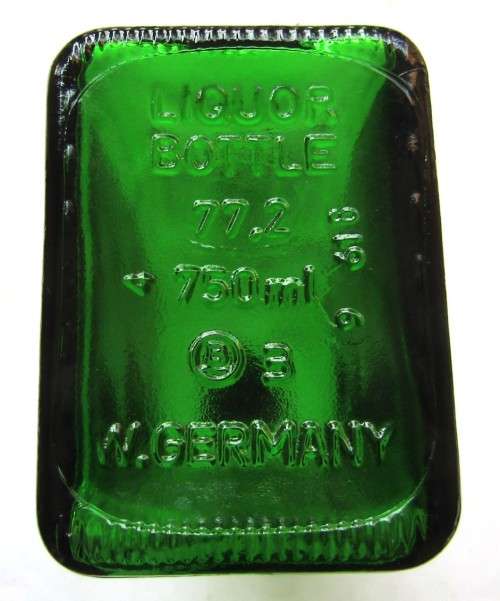 Old Made in West Germany Jagermeister 750ml Bottle with Cap