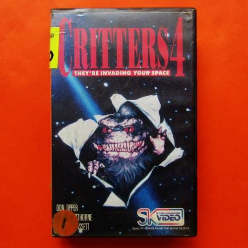 Critters 4 - Sci-Fi Horror VHS Tape (1991)