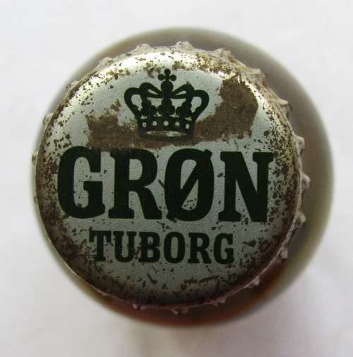 Old Denmark Tuborg 330ml Beer Bottle with Cap