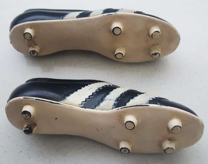 Vintage Pair of Mini Plastic Rugby Boots