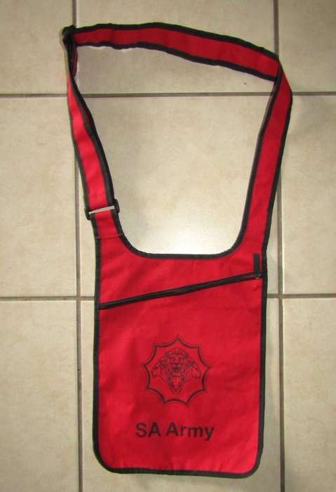 SA Army Red Shoulder Bag