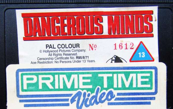 Dangerous Minds - Michelle Pfeiffer - Movie VHS Tape (1995)