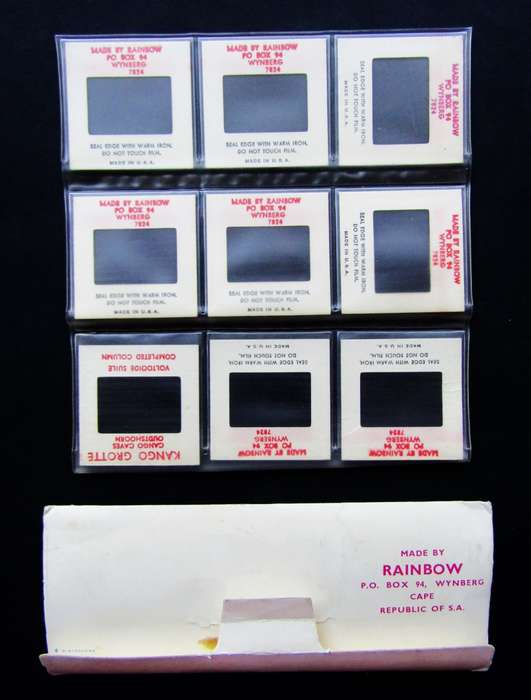 Set of 9 Old Cango Caves Projector Slides