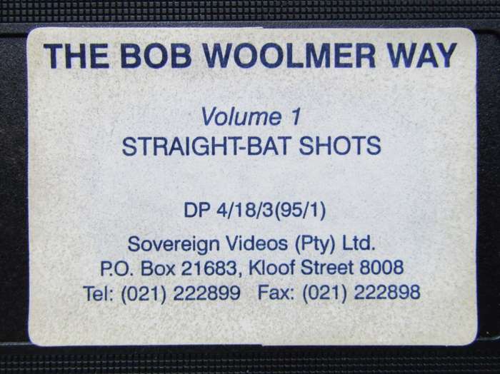 The Bob Woolmer Way - Cricket VHS Video Tape (1995)