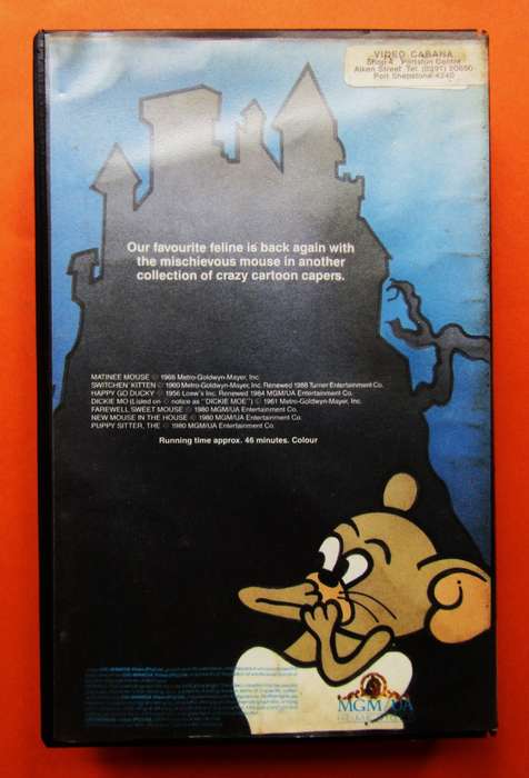 Tom & Jerry Volume 15 - VHS Video Tape (1989)