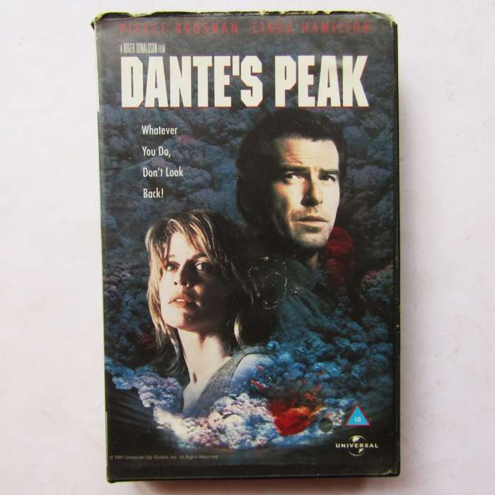 Dante`s Peak - Pierce Brosnan - Movie VHS Tape (1997)