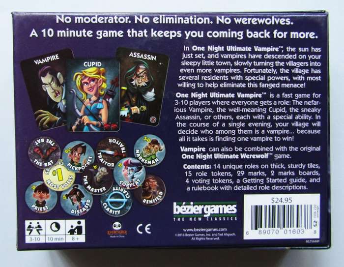 One Night Ultimate Vampire - Role Playing Game