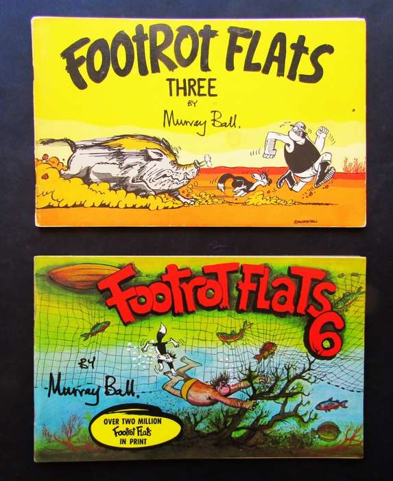 Footrot Flats 3 and 6 - Comic Strip Books from the 80`s
