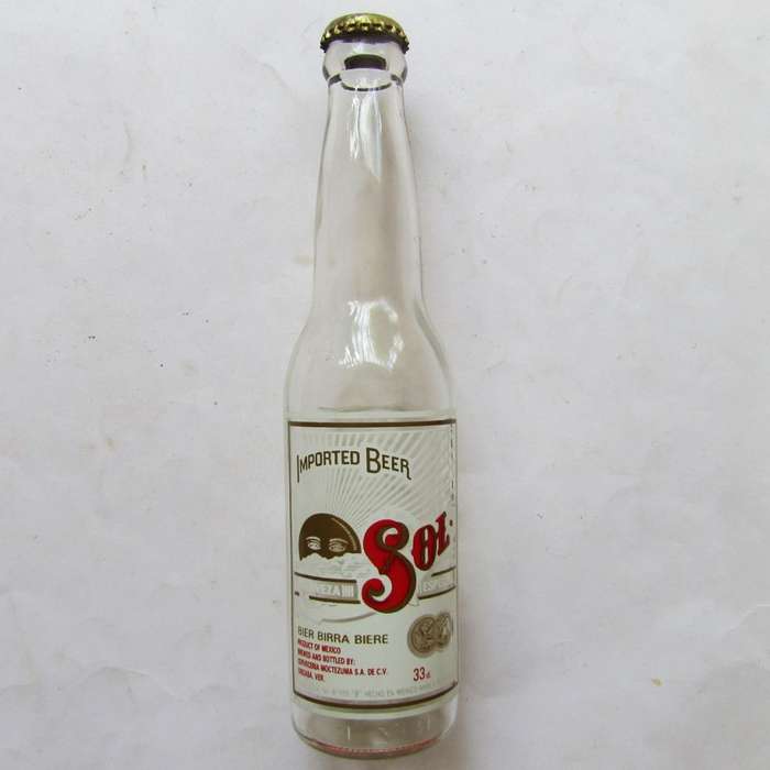 Old Mexico Sol 33cl Beer Bottle with Cap