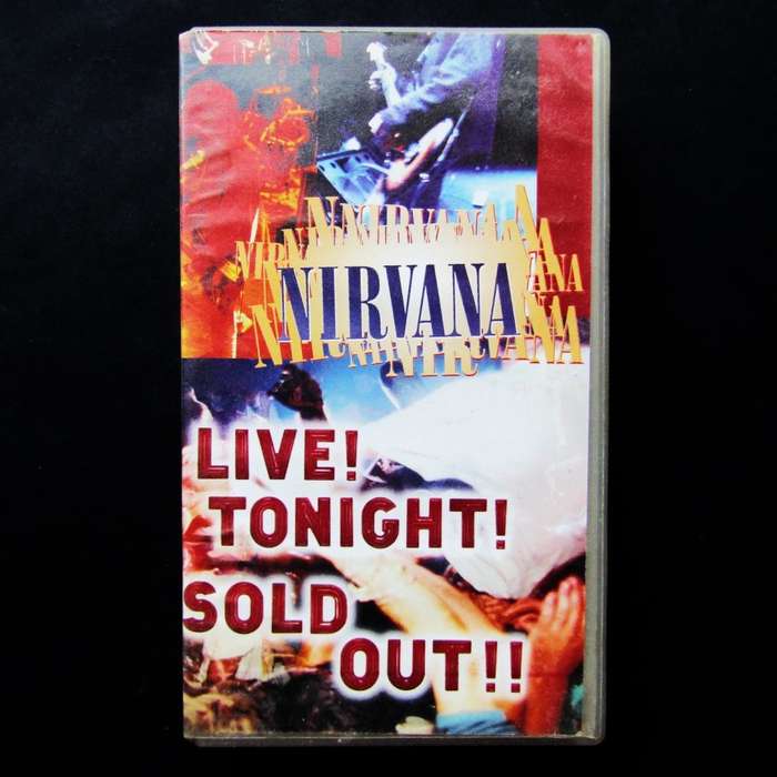 Nirvana - Live! Tonight! Sold Out! - VHS Video Tape (1994)
