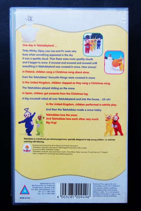 Teletubbies and the Snow - VHS Video Tape (1998)