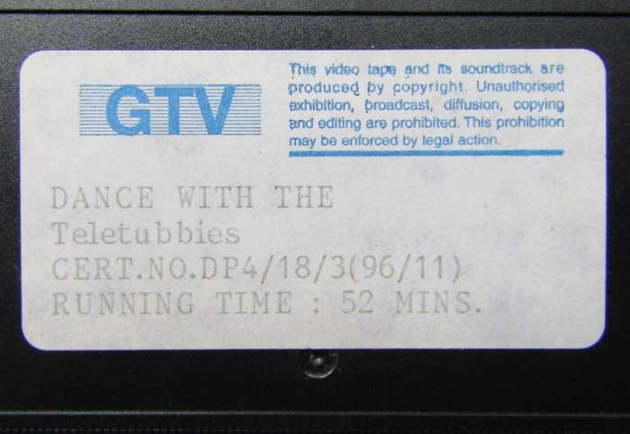 Dance with the Teletubbies - VHS Video Tape (1996)