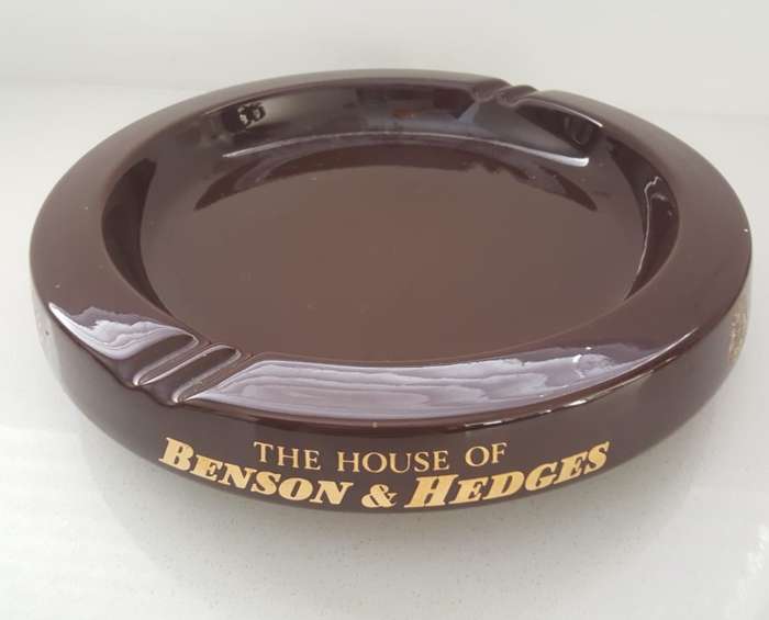 Large Old Benson & Hedges Ceramic Ashtray