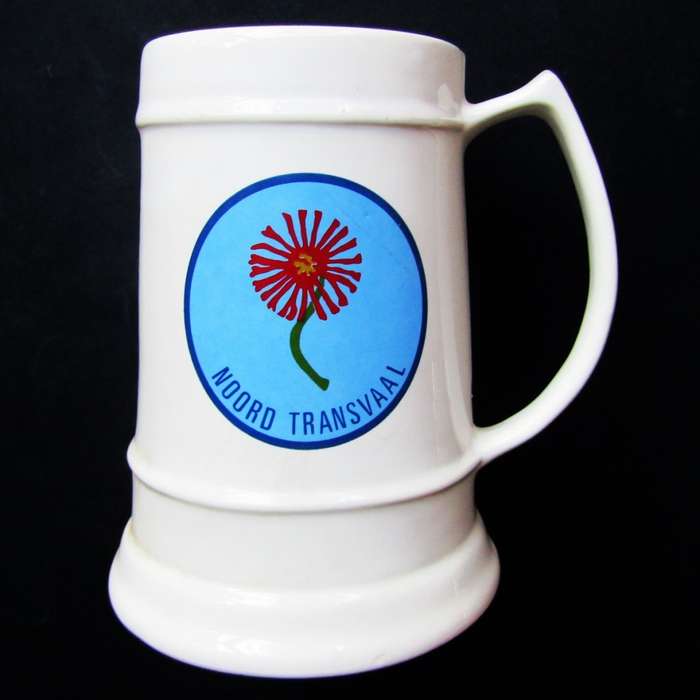 Old Noord Transvaal Rugby Beer Mug