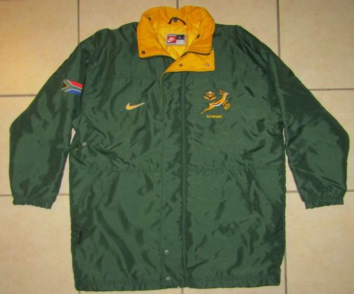 Old Nike Springbok Rugby Tracksuit Jacket - Large Size
