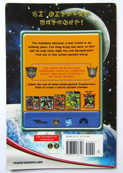 2011 Transformers - The Lost Autobot Book